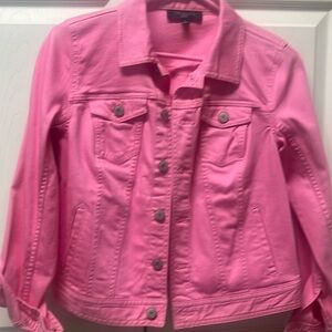 Talbots Denim Pink Jacket